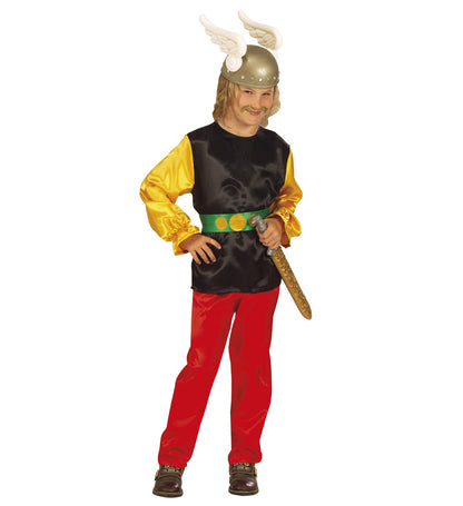 Déguisement Gaulois enfant (casaque, pantalon, ceinture)