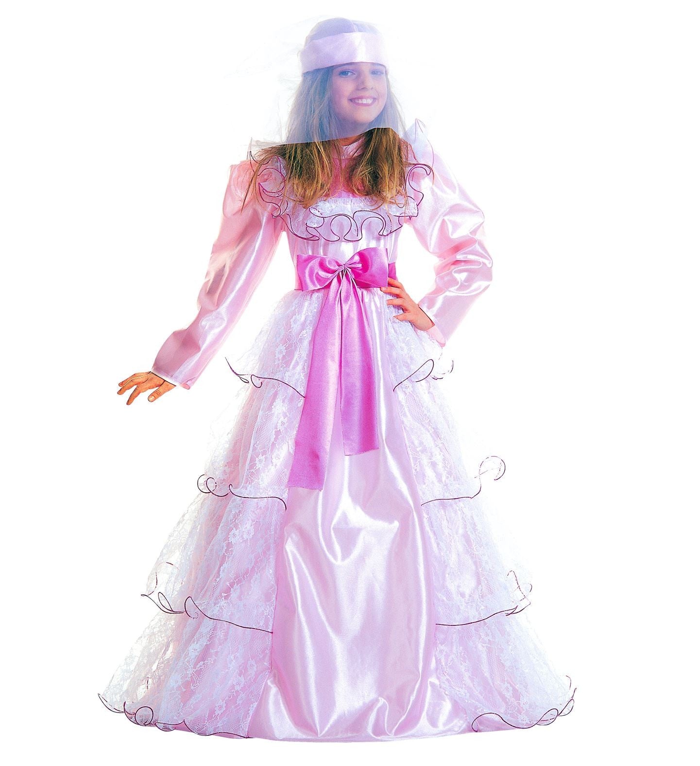 Robe de princesse rose, fille