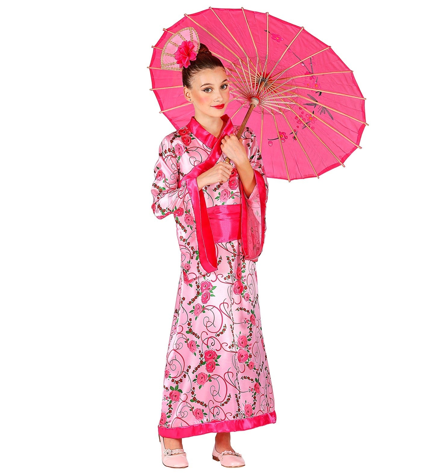 Déguisement Chinoise enfant rose