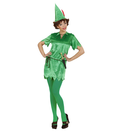 Déguisement Peter Pan adulte (tunique, chapeau du S au XXL)