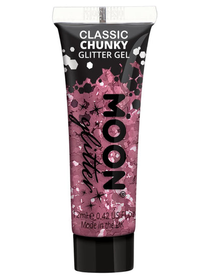 Moon Glitter Classic Chunky Glitter Gel, Pink
