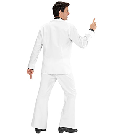 Déguisement Disco Party Blanc Homme (veste, pantalon)