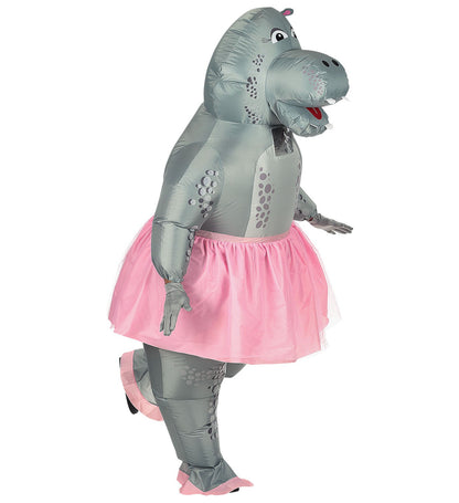 Déguisement Gonflable Hippopotame (avec ventilateur et masque)