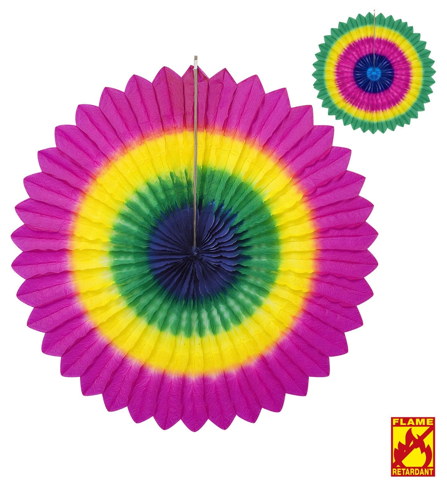 Pack de 24 Rosettes Nid d'abeille multicolore 75 cm, ignifugé