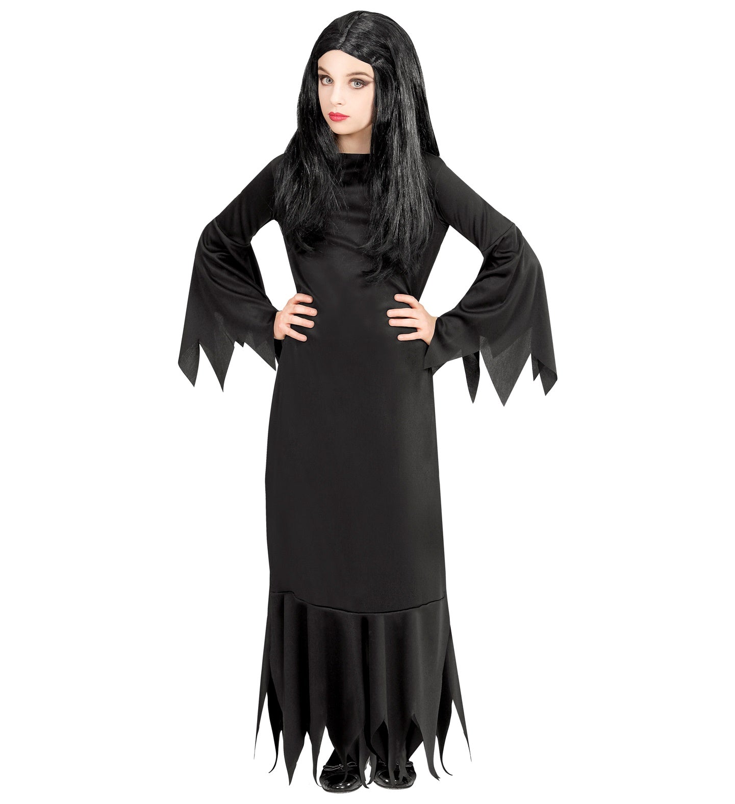 Déguisement Mortisia noir fille (robe)