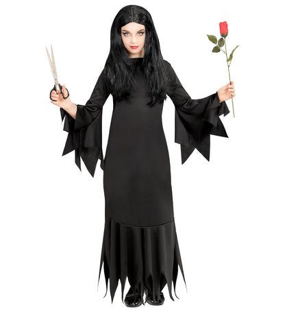 Déguisement Mortisia noir fille (robe)