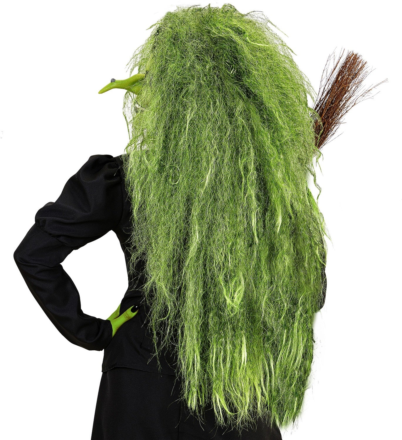 Perruque sorcière femme verte