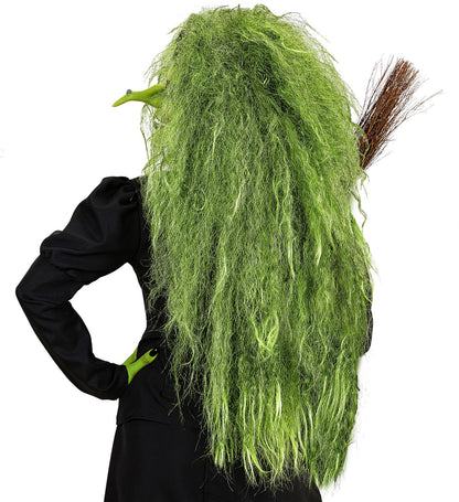 Perruque sorcière femme verte