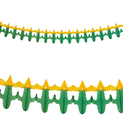 Guirlande Mexicaine cactus avec sombrero - 3m