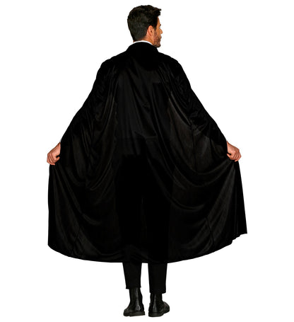 Cape noire 136 cm pour adulte