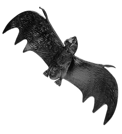 Lot de 6 chauve-souris noires- 12 cm pour halloween