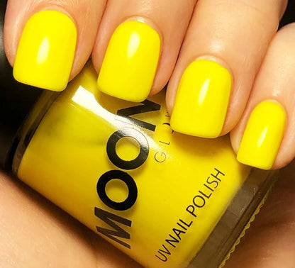 Vernis à Ongles UV Fluo jaune - Moon Créations