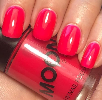 Vernis à Ongles UV Fluo rouge - Moon Créations