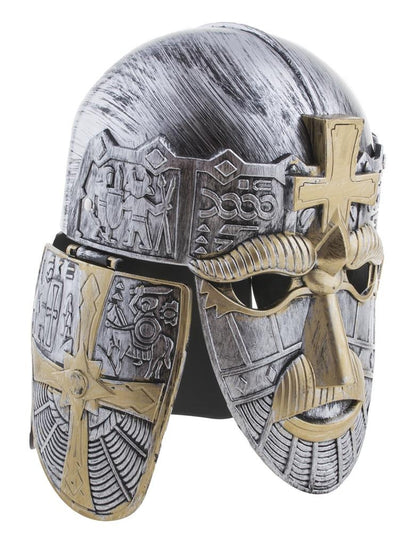 Casque Chevalier avec masque - Adulte