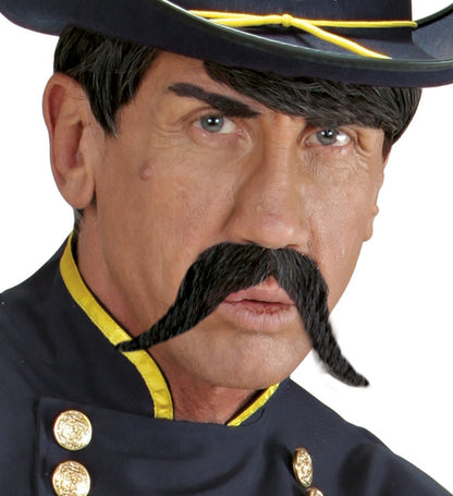 Moustache noire flexible tout personnage