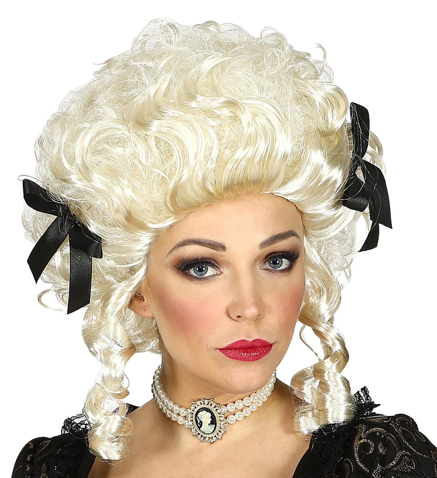 Perruque de marquise - Accessoire baroque pour costumes d'époque