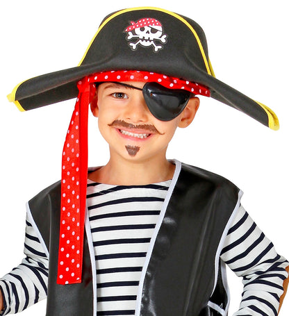 Chapeau pirate enfant avec bandana