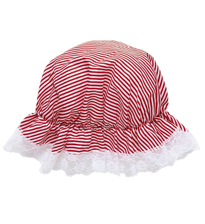 Bonnet de nuit vintage rouge ou bleu, adulte