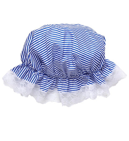 Bonnet de nuit vintage rouge ou bleu, adulte
