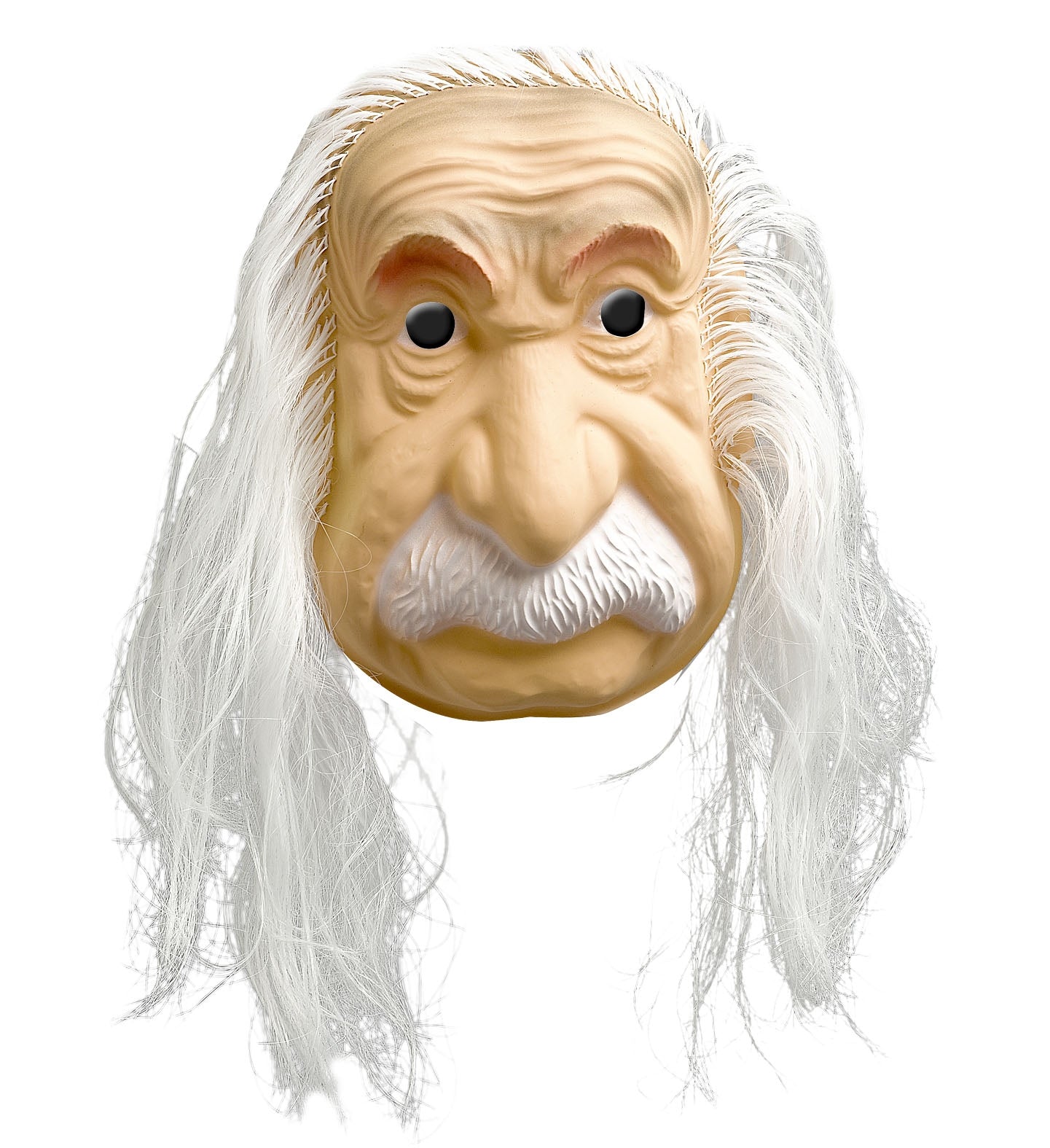 Masque Einstein avec cheveux