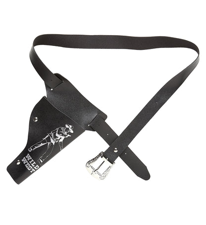 Holster pour pistolet de cow-boy noir pour enfant
