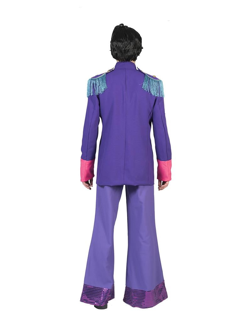 Veste de scène pour homme Violet style Beatles