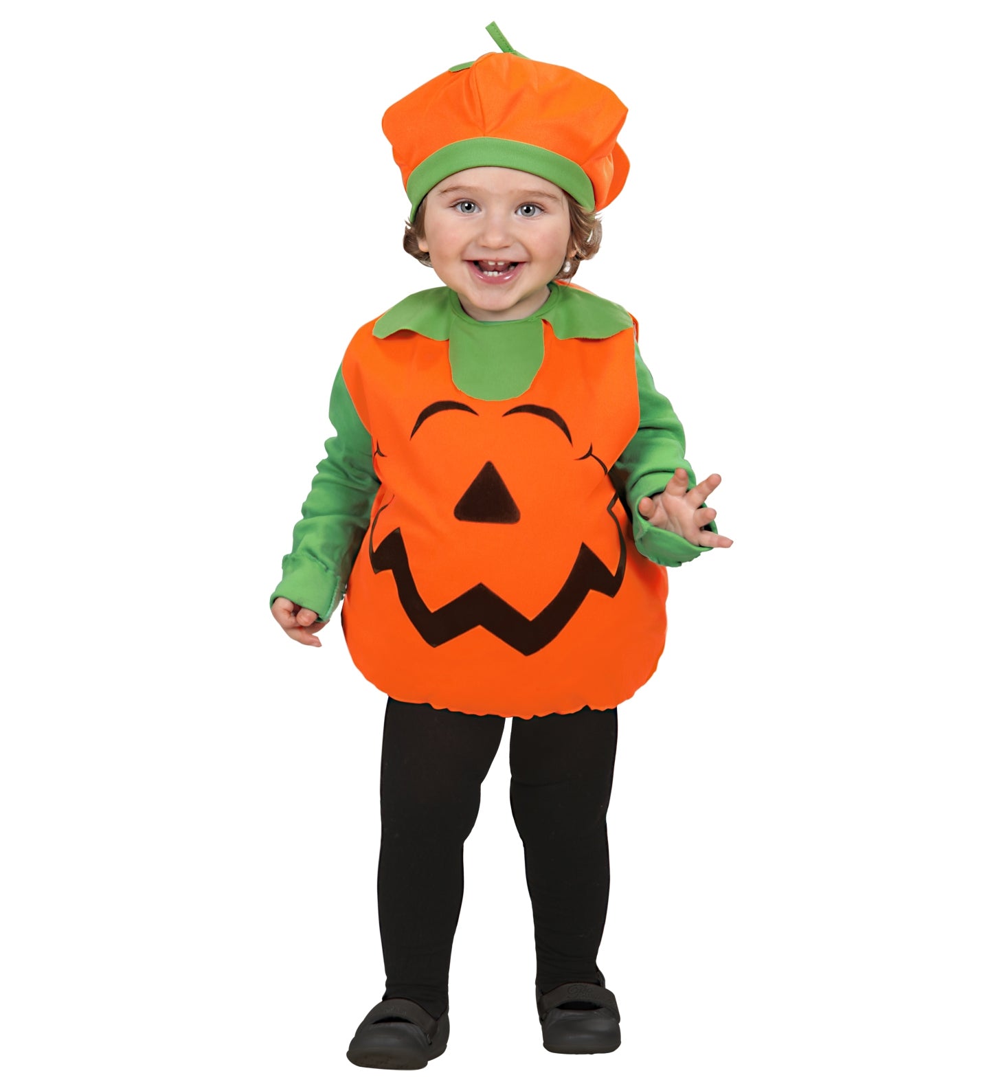 Déguisement de Citrouille d'Halloween pour Tout-Petit (1 à 3 ans) avec Tabard et Chapeau