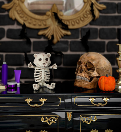 Squelette Ours en peluche : déco halloween