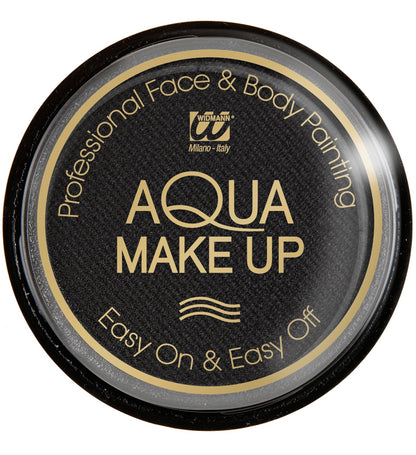 Maquillage à l'eau noir - 15 g : Qualité professionnelle pour visage et corps