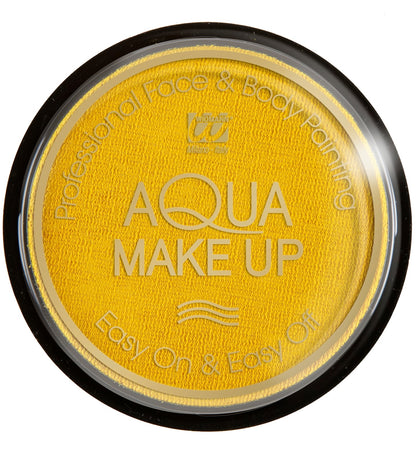 Maquillage à l'Eau Jaune - 15 g : Qualité Professionnelle pour Visage et Corps