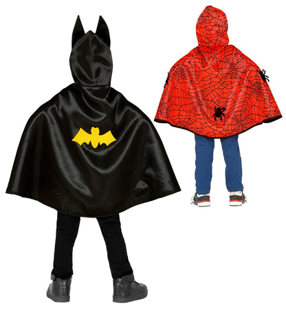 Cape deux héros en un : Batman et Spiderman 3-5 ans