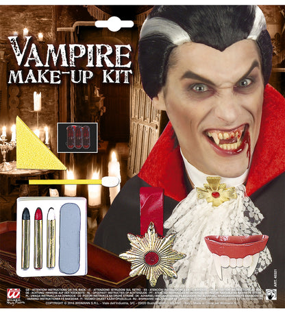 Maquillage halloween Dracula vampire complet