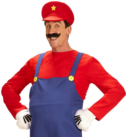 Casquette Mario Rouge avec Étoile Jaune : Style Iconique pour Fans de Jeux Vidéo