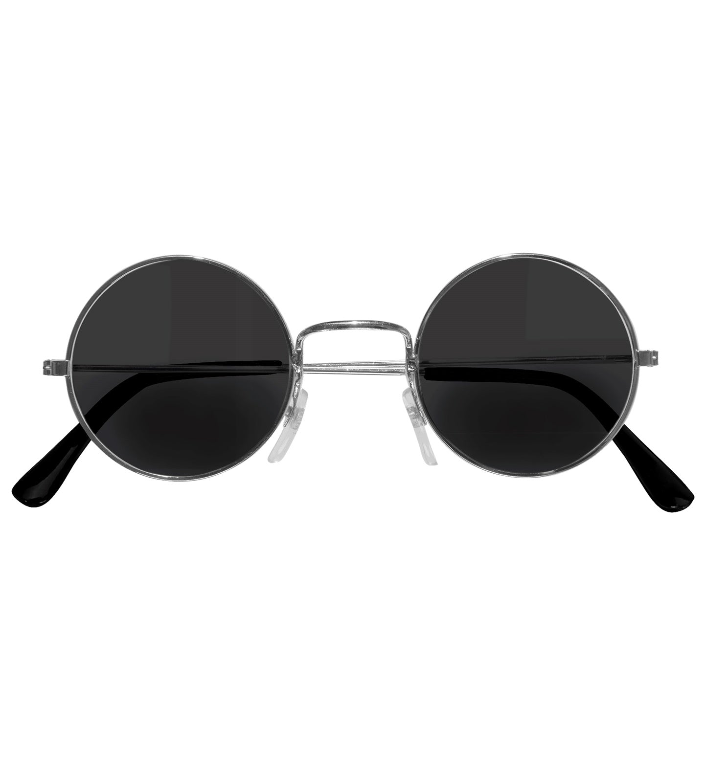 Lunettes Rondes Hippie Noires : Accessoire Vintage Incontournable