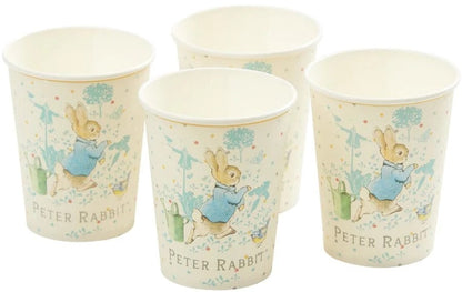 8 Gobelets Festifs Pierre le lapin, Déco de Table