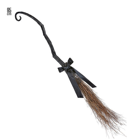 Balai de Sorcier Démontable 95 cm - Idéal pour Halloween et Soirées Harry Potter