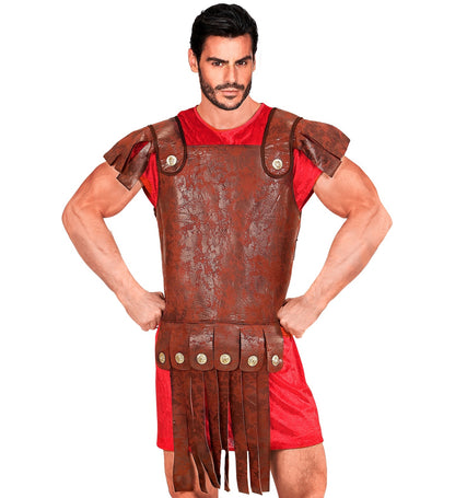 Cuirasse Style Grec ou Romain en Simili Cuir pour Homme