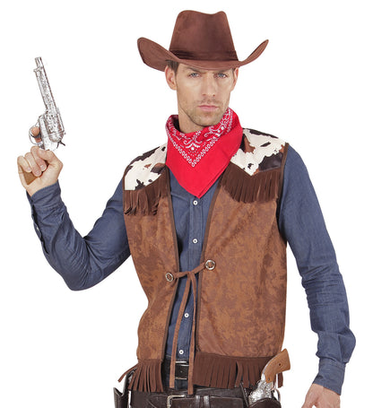 Gilet de Cowboy pour homme marron