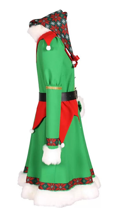 Costume Lutin Noel Femme haute qualité