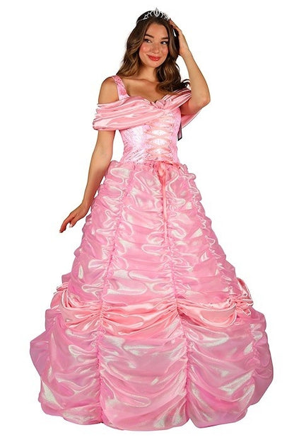 Robe de Princesse Rose Haute Qualité Femme - Du XS à XXL