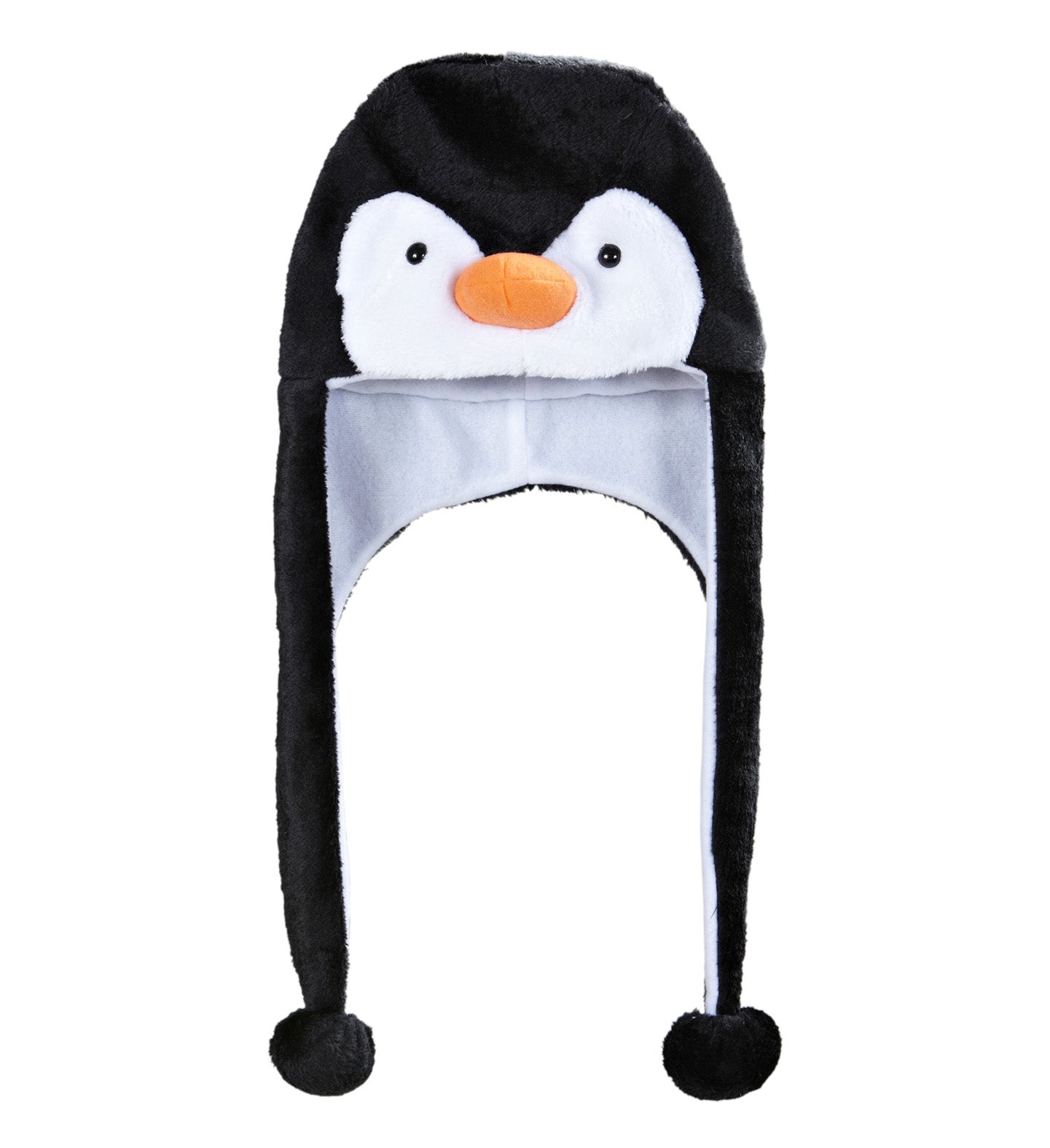 Chapeau de pingouin en peluche