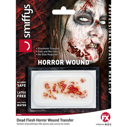 Fausse plaie de zombie auto-adhésive