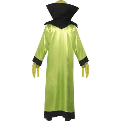Déguisement Alien vert pour adulte, taille M ( costume, le masque et les gants)
