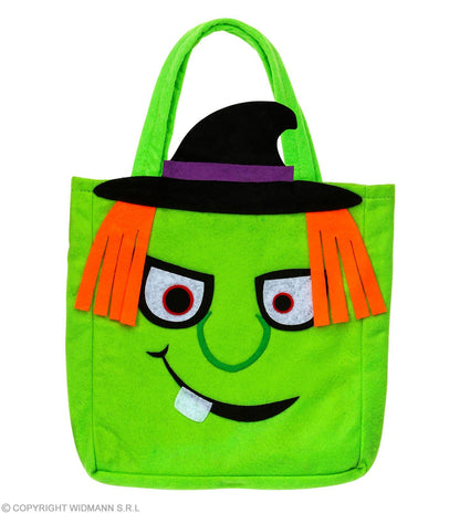 Sac de bonbons Halloween, vert (mixte)