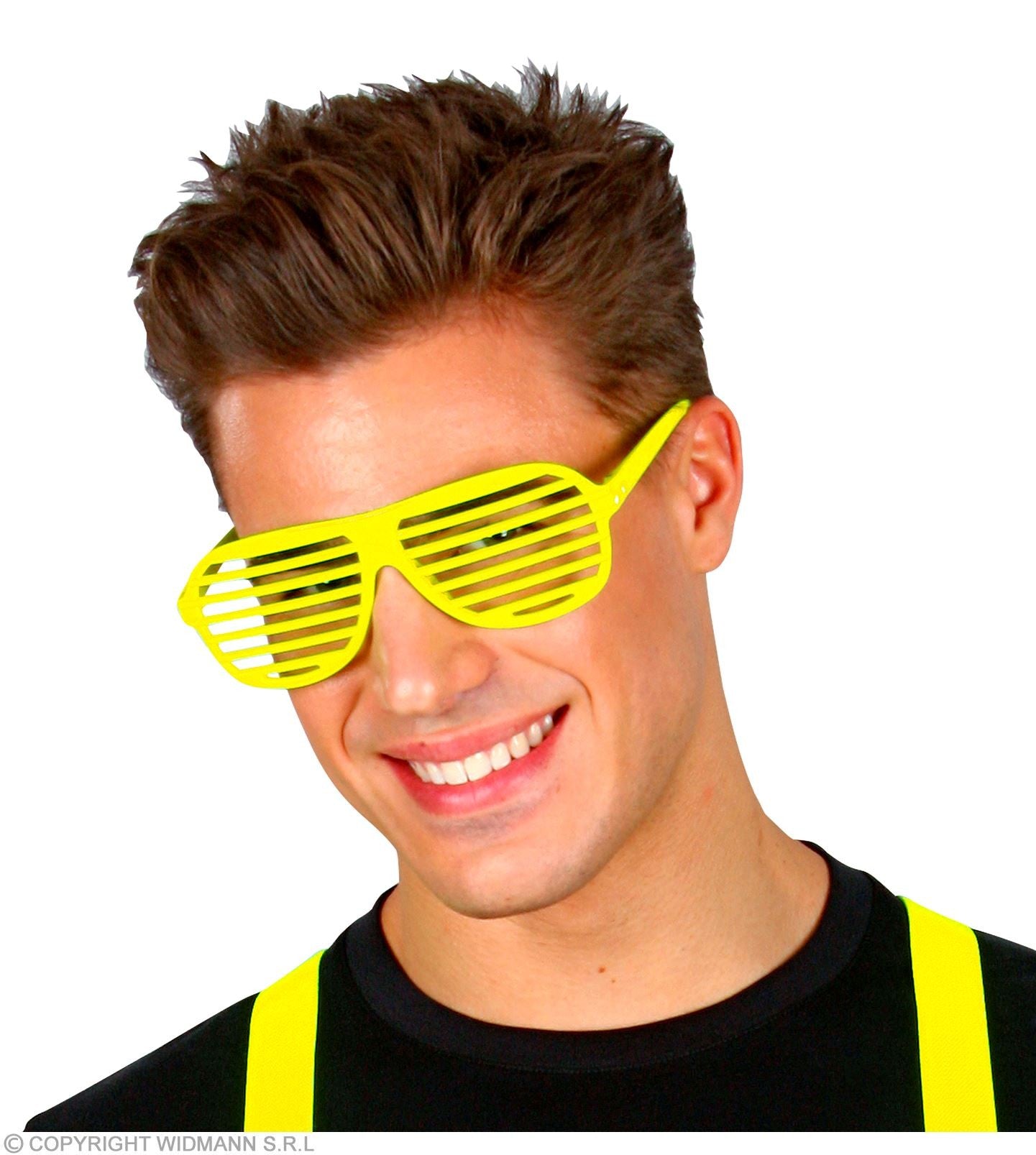 Lunettes à obsturateur jaune fluo