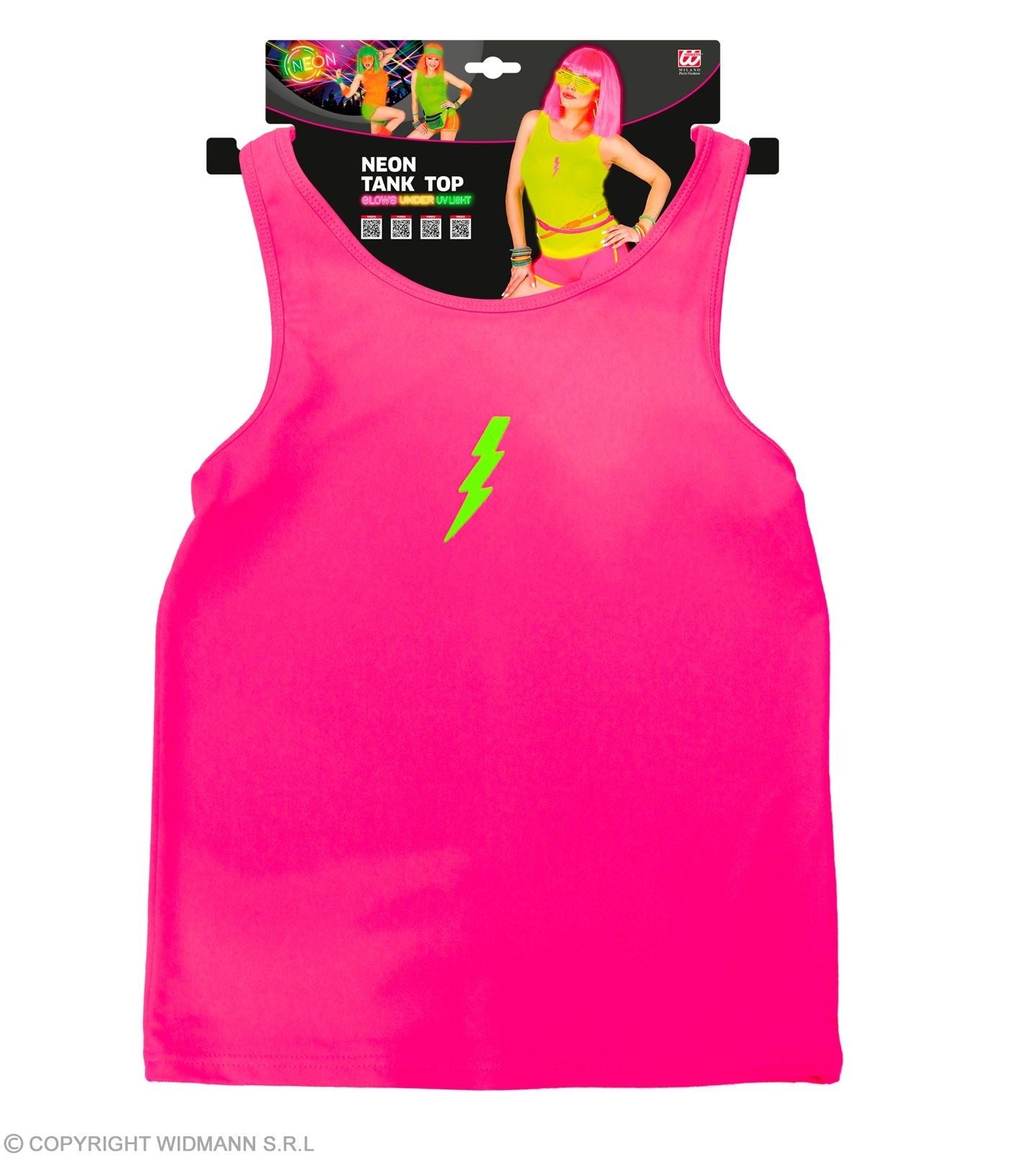 Débardeur femme rose fluo