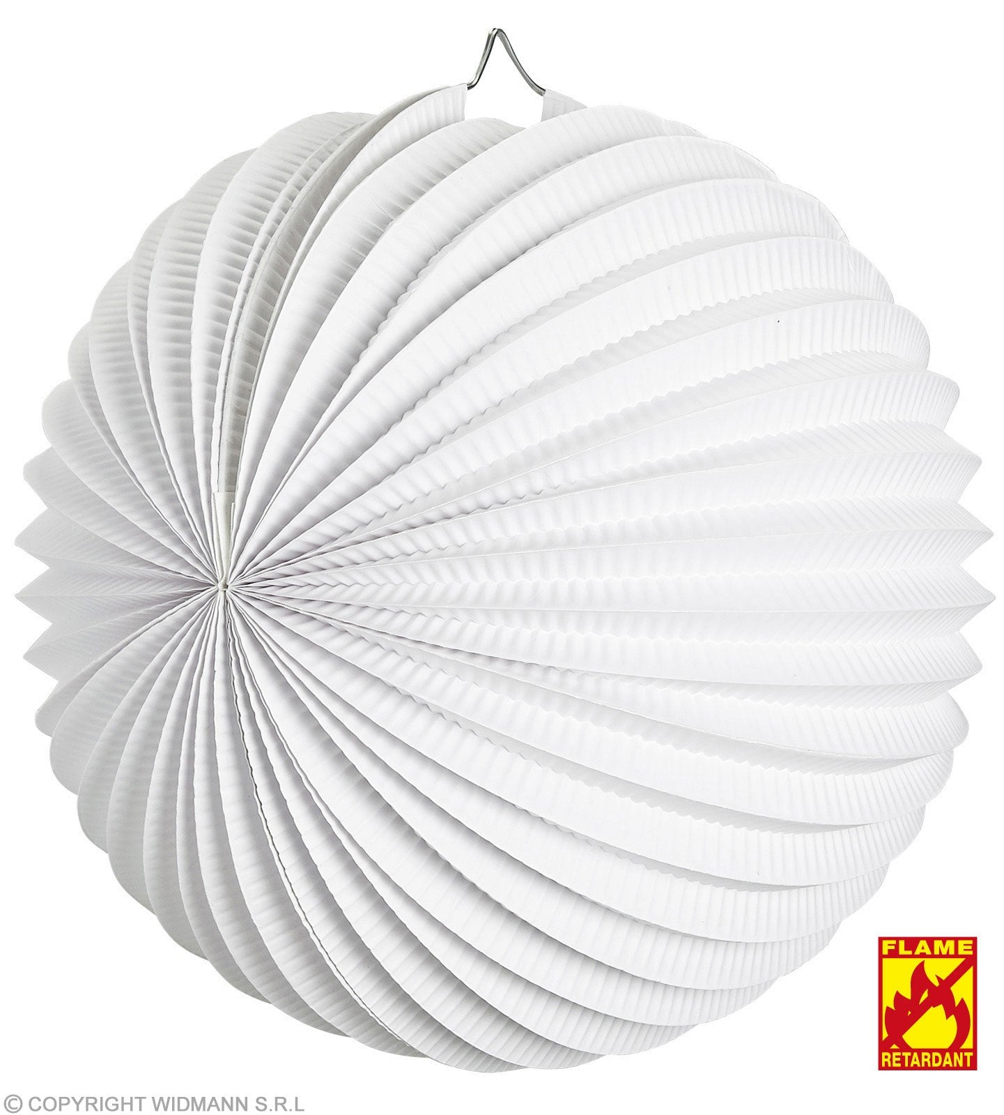 Globe blanc 25 cm - retardateur de flamme