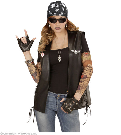 Bandana Pirate noir et blanc, tête de mort
