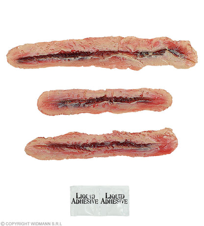 Lot de 3 Prothèses Latex FX  - Traces de Griffure