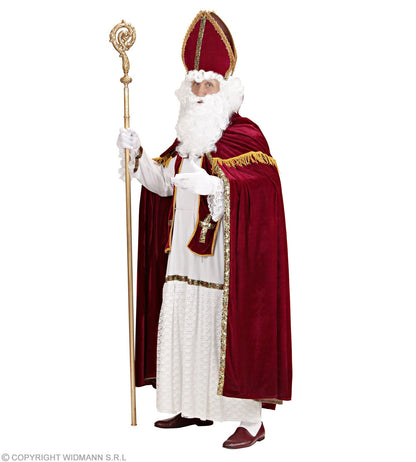 Déguisement Archevêque Saint-Nicolas XXL/XXXL (tunique, ceinture, étole, cape, mitre)